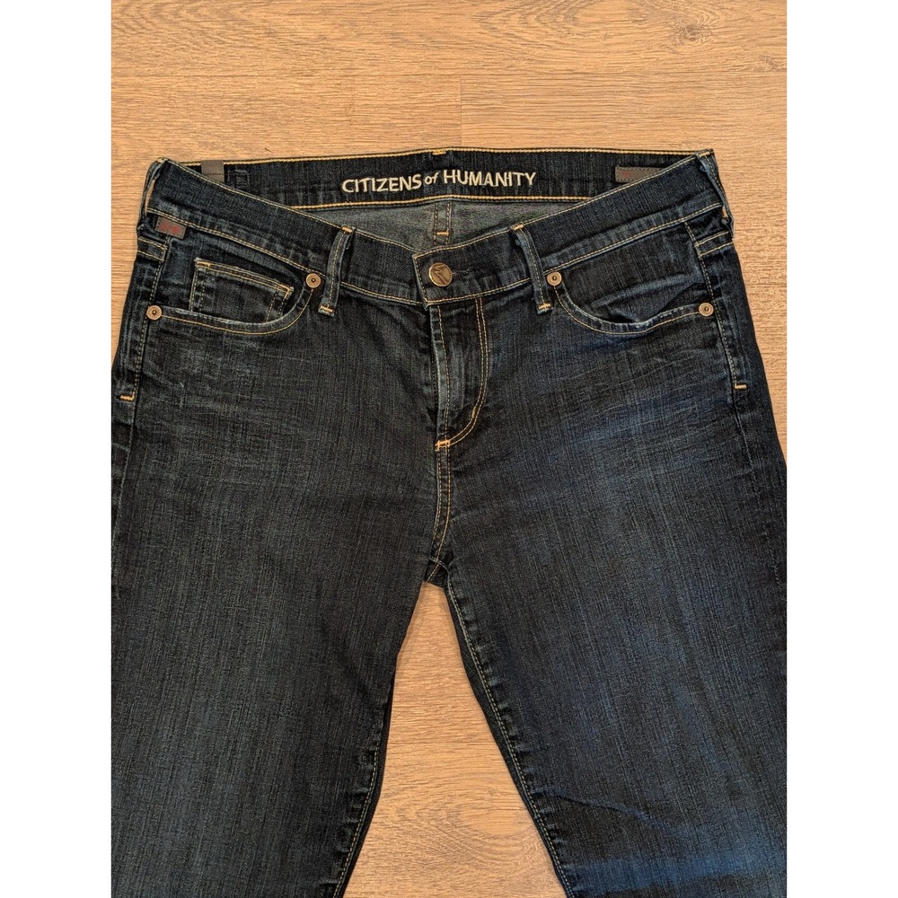Citizens of Humanity "Ava" Straight Leg Premium Denim Jeans size 29 - Picture 4 of 16